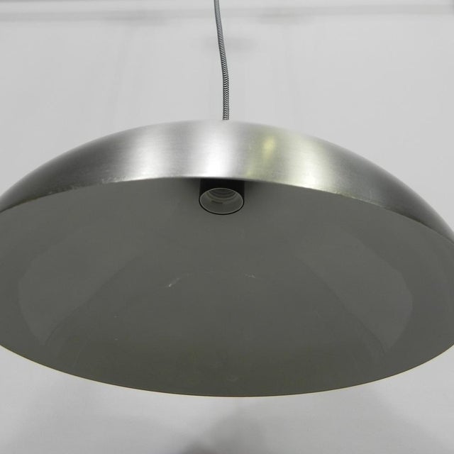 Metal Vintage Aluminum Hanging Lamp, 1970s For Sale - Image 7 of 10