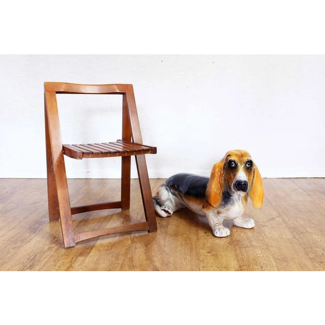 Life-Size Ceramic Basset Hound, 1970s For Sale - Image 3 of 14