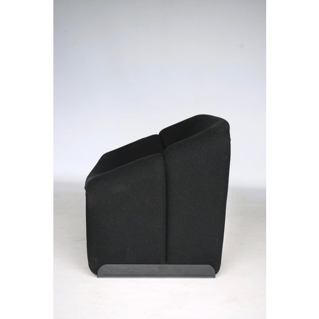 Black Mid-Century F598 Easy Chair by Pierre Paulin for Artifort, 1980s For Sale - Image 8 of 14