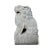 Light Gray Old Mongolian Stone Foo Dog Statues - Pair For Sale - Image 8 of 12