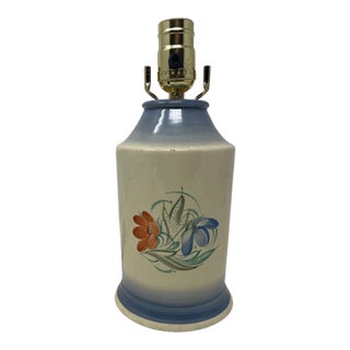 1930's Hand Painted Susie Cooper Lamp For Sale