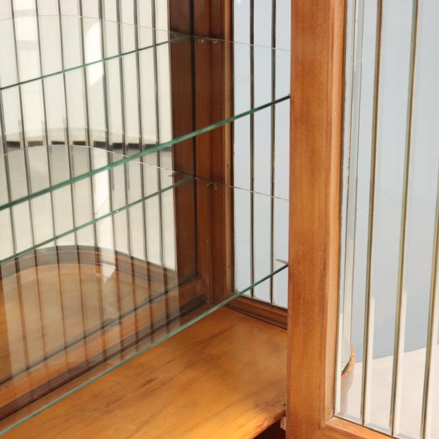 Display Cabinet in Mahogany and Walnut Burl For Sale - Image 4 of 11