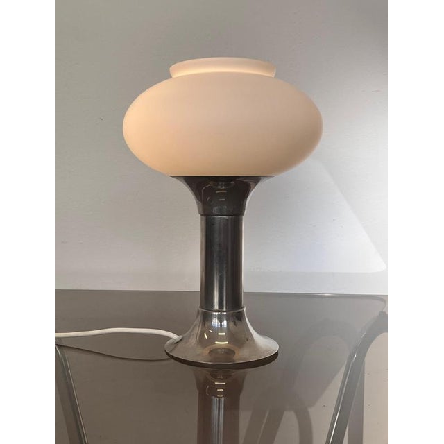 Made in germany - veb leuchten - made of metal, milk glass - marked by manufacturer - 1xe27 or e26 bulb - us compatible -...