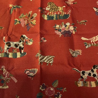 Brunschwig’s and Fils Animal Tapestry Remnant For Sale