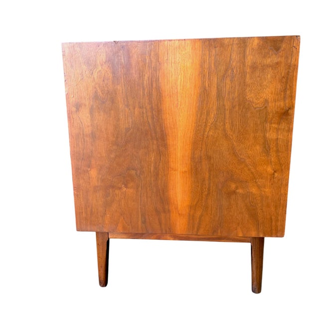 Wood 1960s Mid-Century Modern Walnut Side Table Designed by Kipp Stewart for Drexel Declaration For Sale - Image 7 of 12