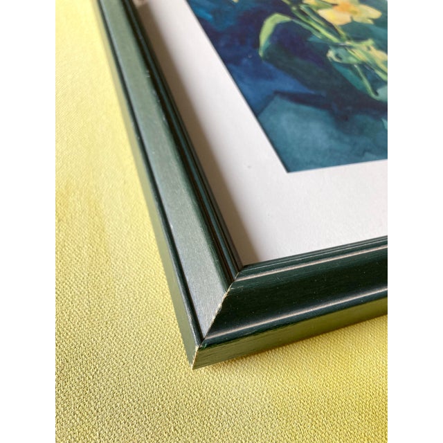 Late 20th Century Framed Still Life Watercolor of Daffodils by Tanya Khudoborodova For Sale - Image 4 of 8