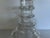 Metal Mid 20th Century Anglo-Irish Heavy Cut Lead Crystal Decanter With Triple Ring and Mushroom Stopper For Sale - Image 7 of 7