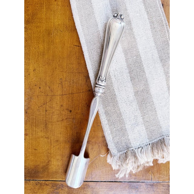 A lovely antique silver plated Stilton cheese scoop made by Tiffany & Co in the 1907 Whittier pattern. In excellent...