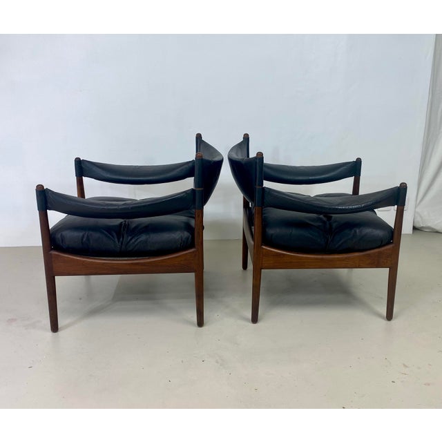 Lounge Chairs and Modus Coffee Table by Kristian Vedel for Søren Willadsen, 1960, Set of 3 For Sale - Image 11 of 18