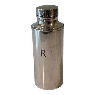 Antique Tiffany & Co. Sterling Silver Travel Talcum Powder Bottle – Circa Early 20th Century For Sale