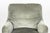 Baker Gray Velvet Upholstered Chairs and Ottoman For Sale In New York - Image 6 of 12