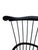 1990s Ethan Allen Black Windsor Chair Comb Back Philadelphia Armchair Saddle Seat For Sale In Philadelphia - Image 6 of 16