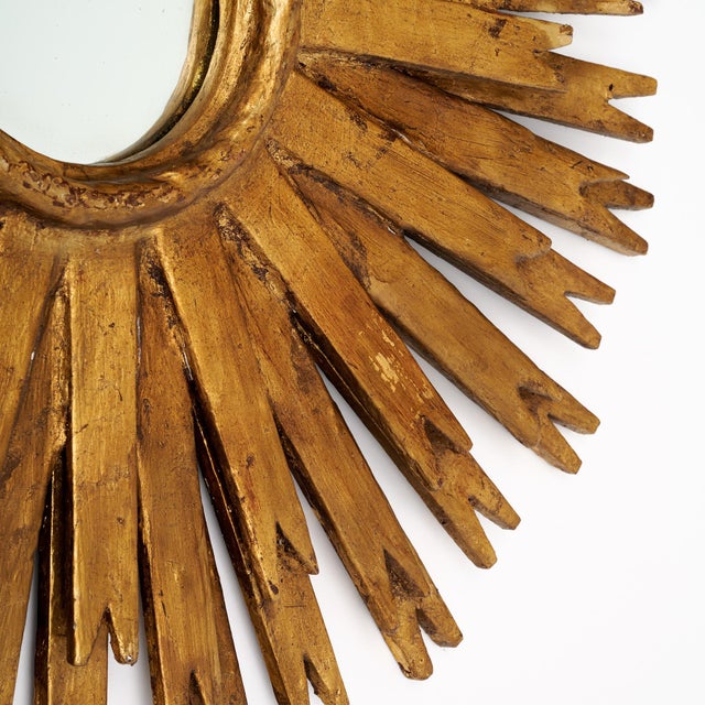 Spanish Vintage Sunburst Mirrors For Sale - Image 9 of 9