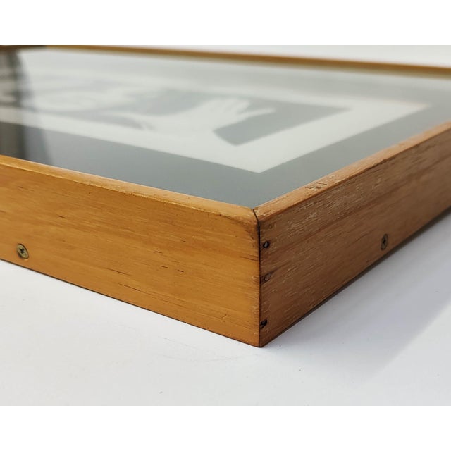 Kent Twitchell 1984 Woman Signed Framed Print For Sale In Los Angeles - Image 6 of 12