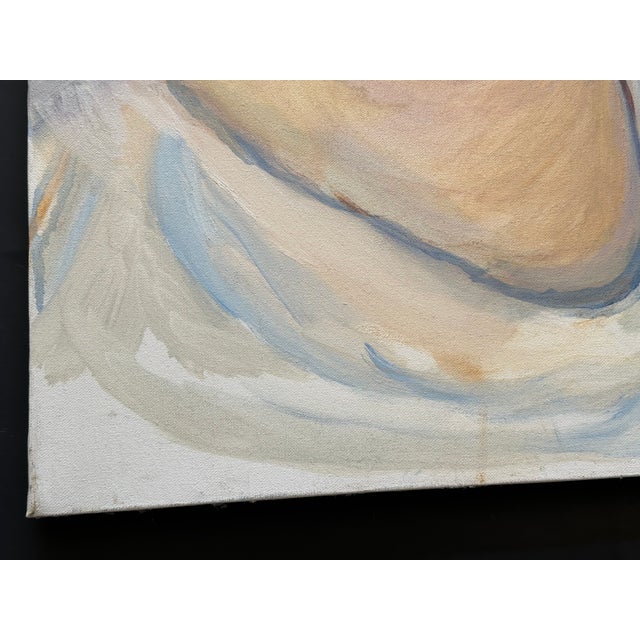 Original Oil Painting Portrait of a Woman For Sale - Image 9 of 11