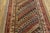 1890s Multicolor Stripe Diagonal Antique Persian Kurdish Runner Rug 3'4" X 14'6" Handknotted Wool Carpet For Sale In New York - Image 6 of 7