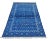 Handmade Cotton Shooting Star Rug, Blue Multi 9'x12' For Sale