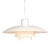 White PH4/3 Hanging Lamp by Poul Henningsen for Louis Poulsen, 1960s For Sale