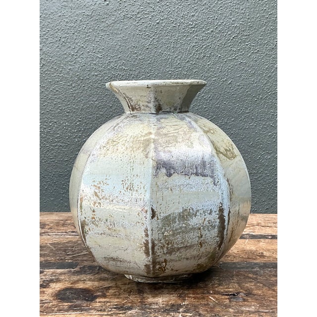 Vintage Studio Pottery Ceramic Vase For Sale - Image 10 of 12