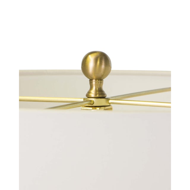 Traditional Regina Andrew Gear Alabaster Table Lamp For Sale - Image 3 of 5