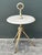 Vintage 1940s Italian Gilt Tipped Side Table For Sale - Image 12 of 12