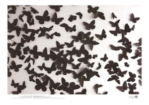 1998 Carlos Amorales 'Black Cloud' Contemporary Black & White Israel Offset Lithograph