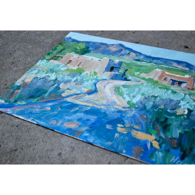 Contemporary Southwestern Impressionist Modern Oil Painting Landscape For Sale - Image 3 of 18