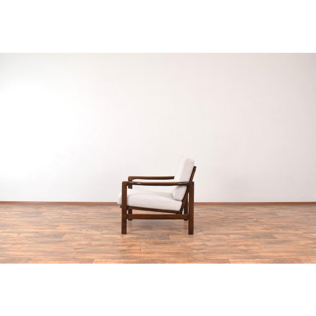 Brown Mid-Century Modern Lounge Chairs by Z. Bączyk, 1960s, Set of 2 For Sale - Image 8 of 15