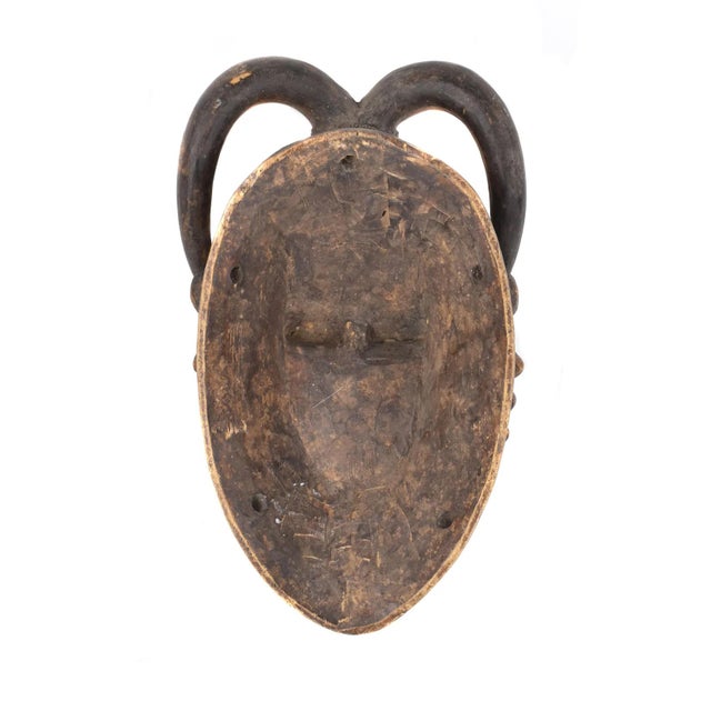 African Early 20th Century Yaure Baule Portrait Mask Cote d'Ivoire For Sale - Image 3 of 5