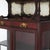 Antique Carved Mahogany Two-Door & Two-Drawer Mirrored China Cabinet C1910 For Sale - Image 4 of 10