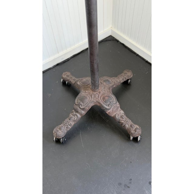 Vintage Cast Iron Circular Clothes Rack For Sale - Image 4 of 8
