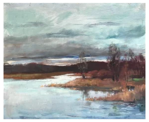 André Hofer, Swamps, Oil on Canvas