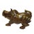 Chinese Green Brown MIX Stone Carved Ox Cow Display Figure For Sale - Image 4 of 4