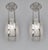 David Gueron Degue Degue Pair of French Art Deco Nickel Bronze Floral Pendant Lights - 1930s For Sale - Image 4 of 13