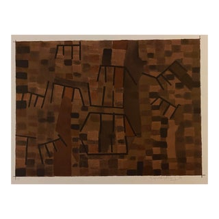 1983 Abstract Geometric Lithograph For Sale