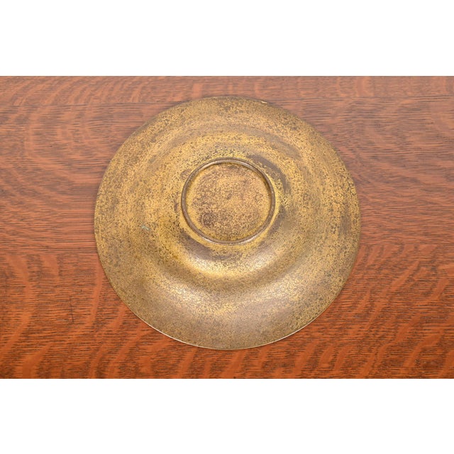 Tiffany Studios New York Bronze Doré Bowl For Sale - Image 11 of 13