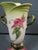 1950s Hull Woodland W-18 Chartreuse & Pink Hi-Gloss Art Pottery Vase For Sale - Image 4 of 14