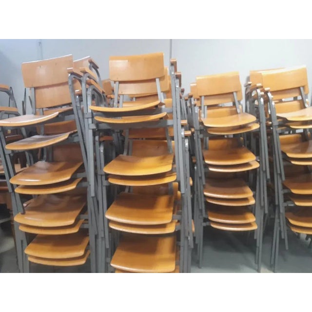 Italian Conference Chairs by Caloi, Set of 12 For Sale - Image 6 of 12