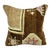 20 x 20 Rug Pillow Opulent Sunset Turkish Pillow Cushion Cover For Sale