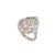 Gender: Ladies Metal Type: 14K White Gold & 900 Platinum Ring Size: 5 Width: 1.55 mm Weight: 3.48 grams Ladies handmade...