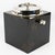 Mid-Century Modern Aldo Tura Lacquered Goatskin and Chrome Metal Ice Bucket For Sale - Image 3 of 13
