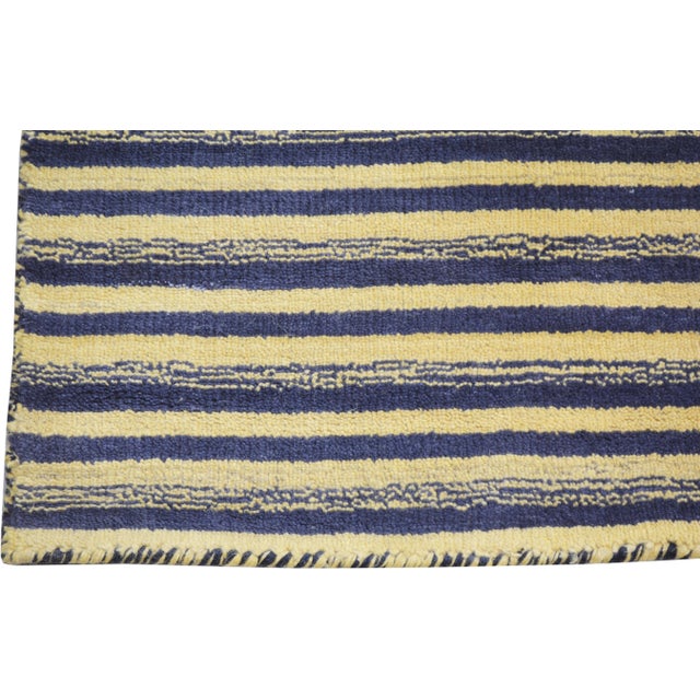 2010s Contemporary Indian Modern Hand Loom Wool Rug,8'2"X10' For Sale - Image 5 of 6