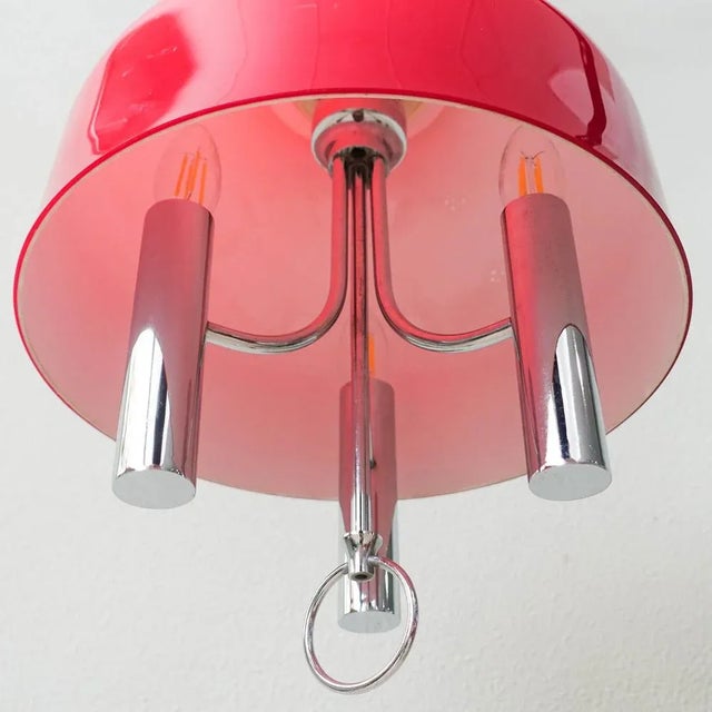Space Age Rise and Fall Pendant Lamp, 1970s For Sale - Image 10 of 17