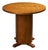 Art Deco Round Pedestal Side Table in Beech, Belgium For Sale