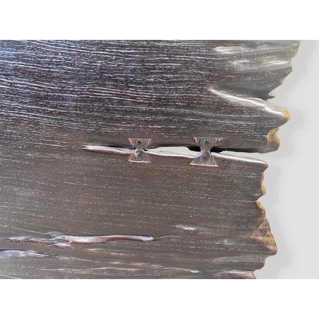 Andrianna Shamaris Live Edge Ebonized Coffee Table For Sale - Image 18 of 18