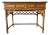Vintage Coastal Ficks Reed Faux Bamboo Rattan Desk With Chair For Sale
