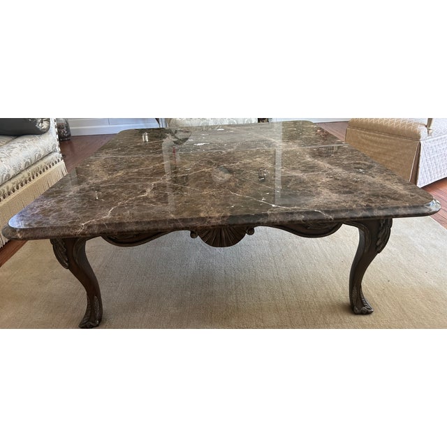 Marble Slab - Marrón Emperador For Sale - Image 10 of 11