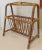 1950s Mid-Century Modern Bamboo A-Frame Magazine Rack For Sale In Miami - Image 6 of 12