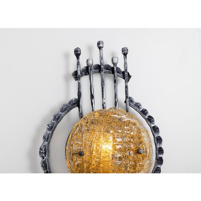 Mid-Century Murano Wall Sconce attributed to Tom Ahlström and Hans Ehrlich, 1960s For Sale - Image 11 of 14