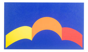 Per Arnoldi, Graphic Composition in Clear Primary Colors, 1980s, Serigraph on Paper